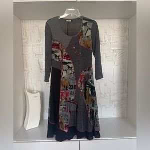 Bali Midi Long Sleeves Dress Size Medium (10)